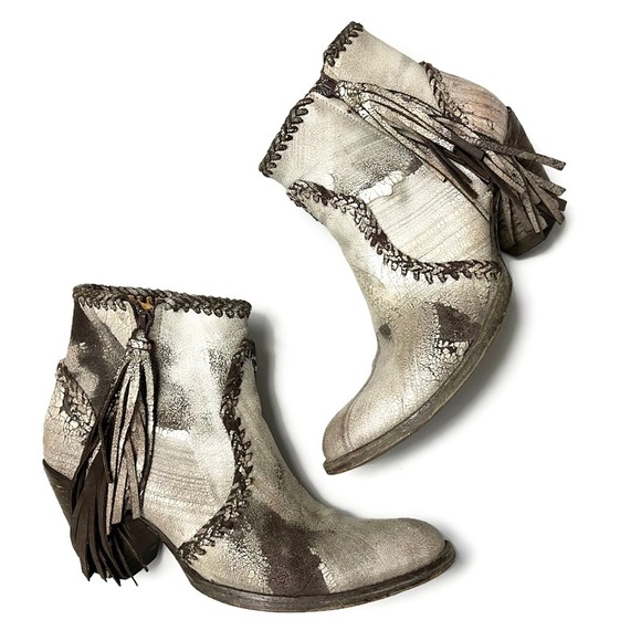 Old Gringo Adela Boots White Chocolate - Picture 2 of 9